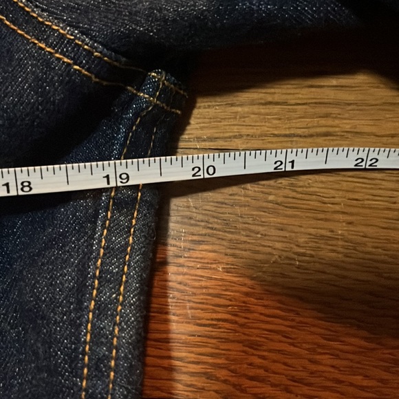 Vintage Lucky Brand Jean Jacket by Gene Montesano trucker tomboy style sz Large - Picture 10 of 12